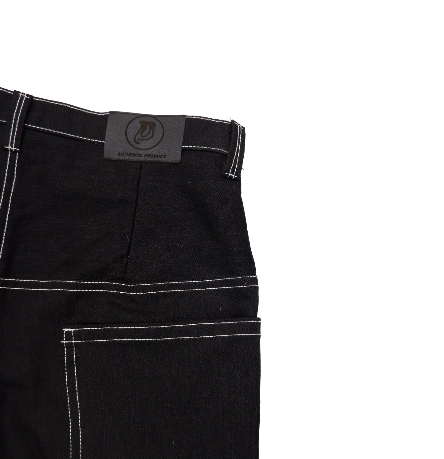 "DENIM JORTZ" (BLACK)