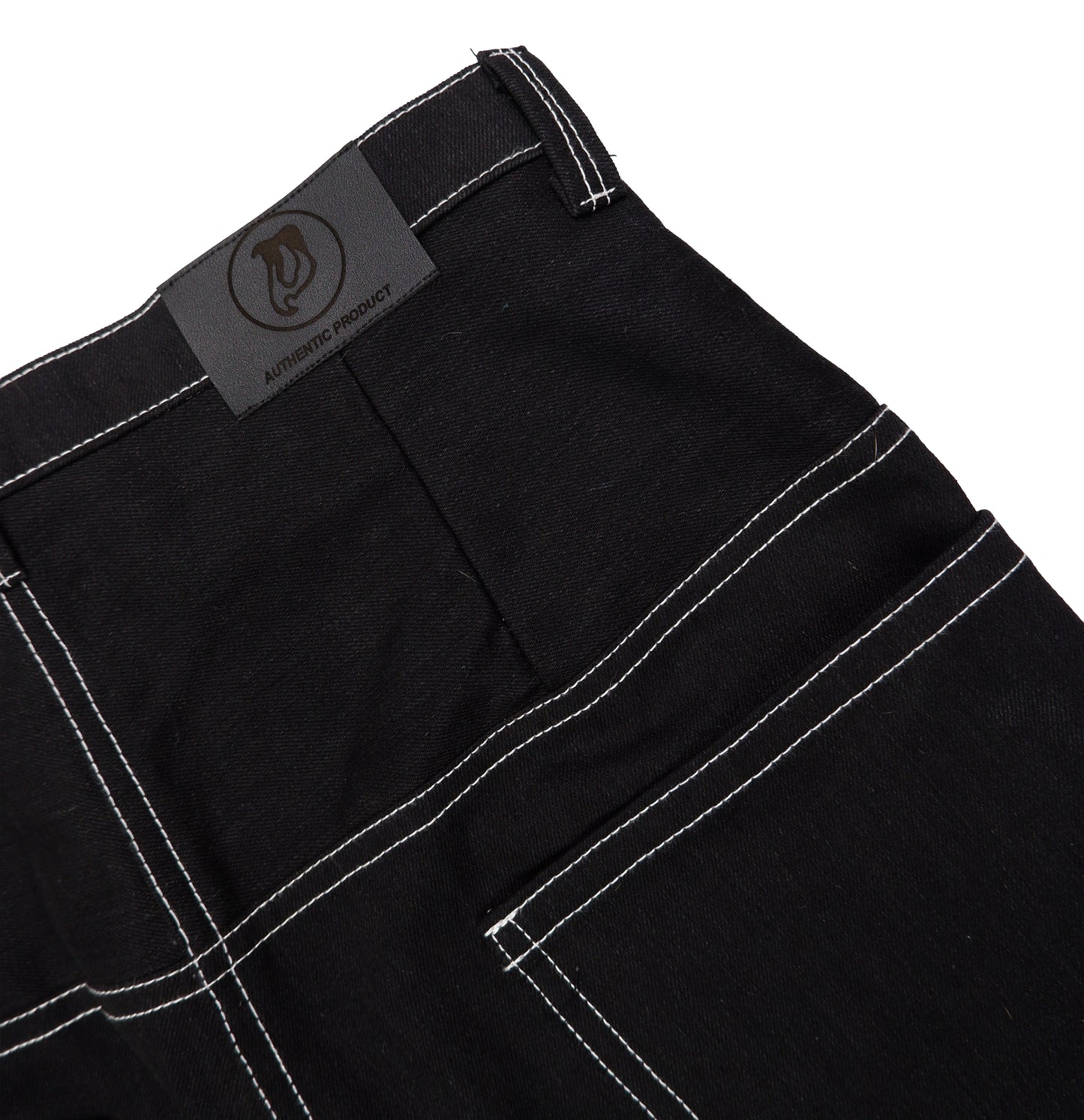 "DENIM JORTZ" (BLACK)