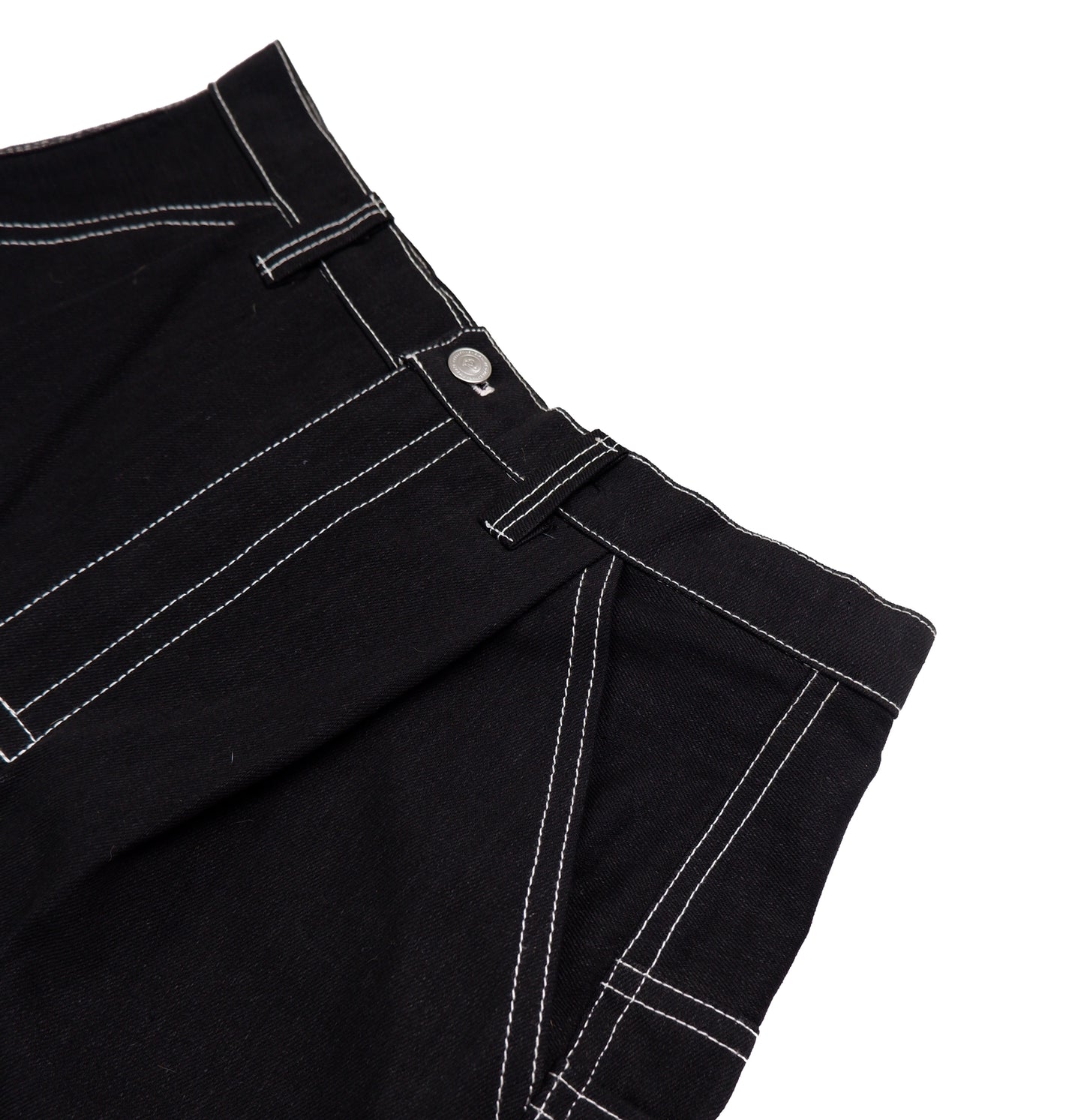 "DENIM JORTZ" (BLACK)