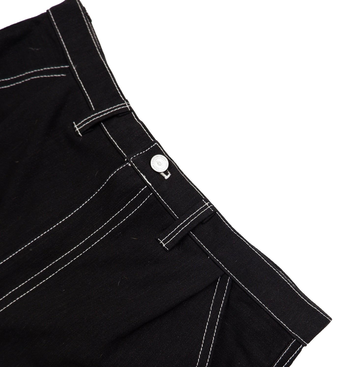 "DENIM JORTZ" (BLACK)