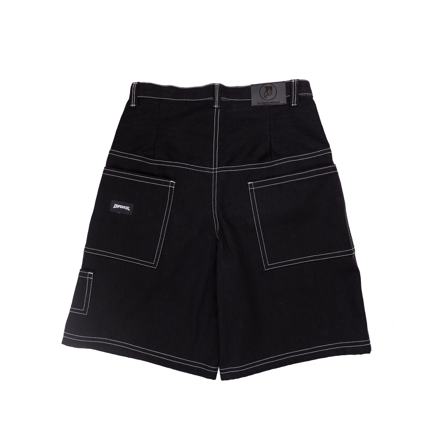 "DENIM JORTZ" (BLACK)