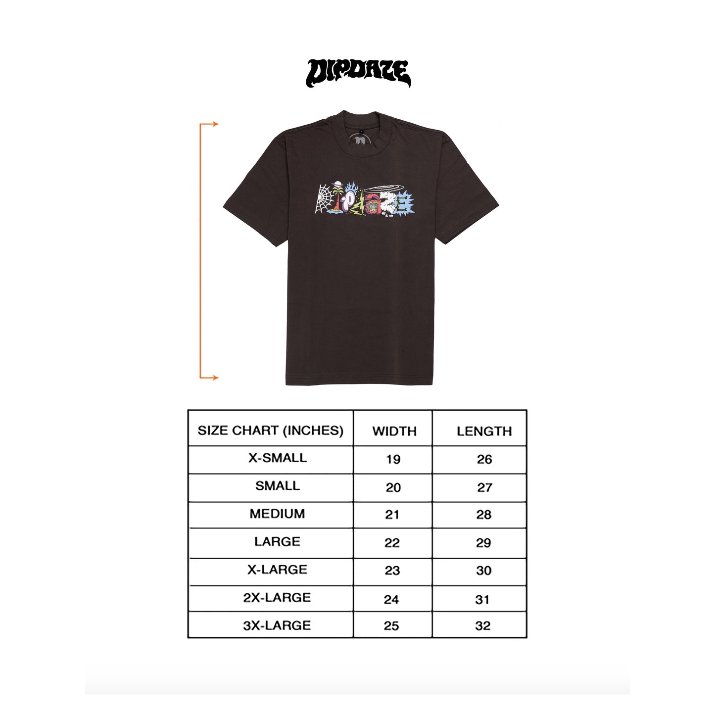 "GRAPHIC TEE" (CHARCOAL GRAY)