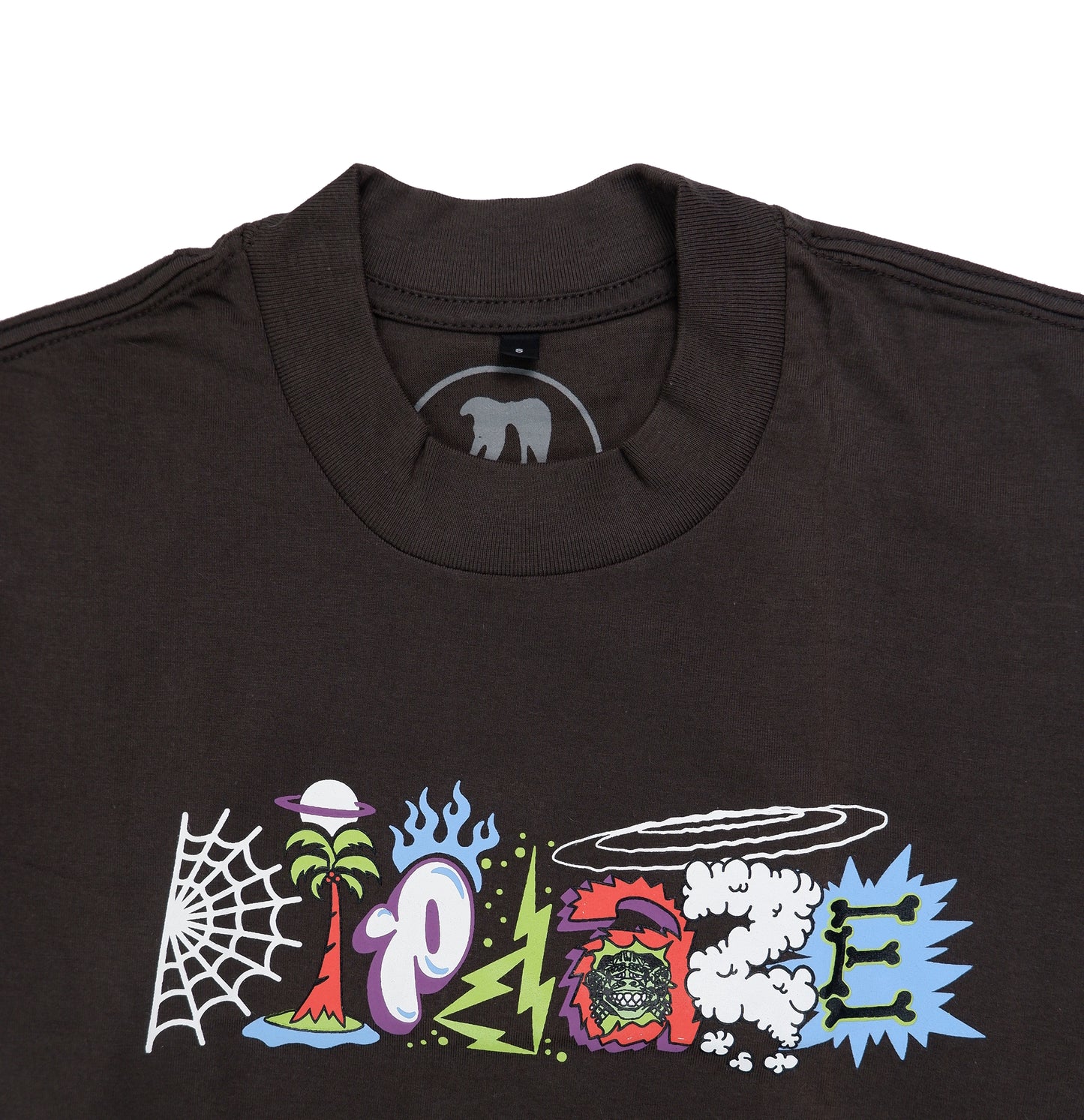 "GRAPHIC TEE" (CHARCOAL GRAY)
