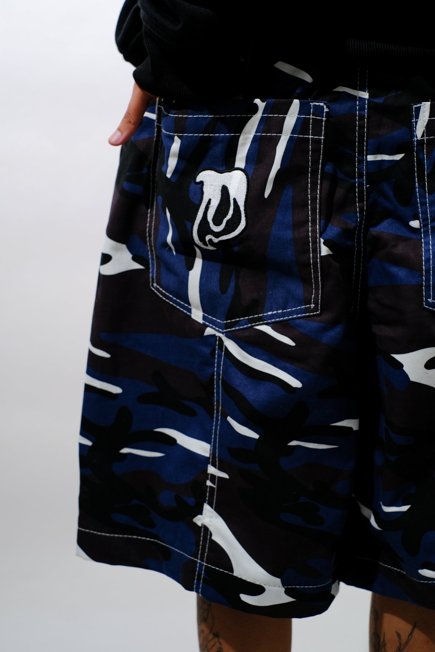 "CAMOU JORTS" (BLUE)