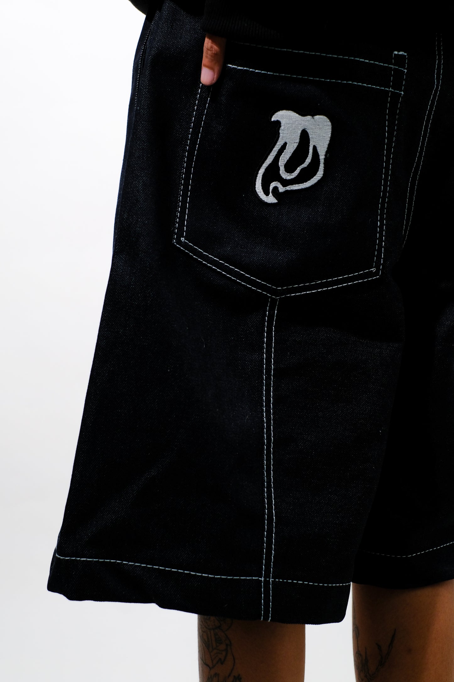 "DENIM JORTS" (INDIGO)