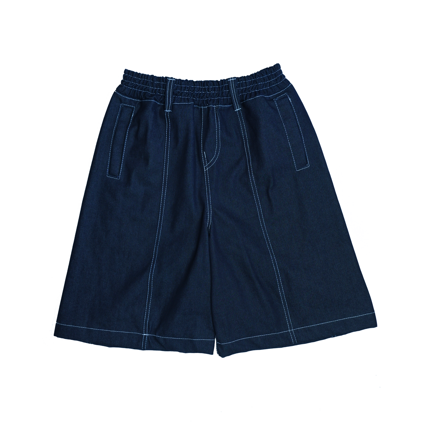 "NO SIDE SEAM DENIM JORTZ"