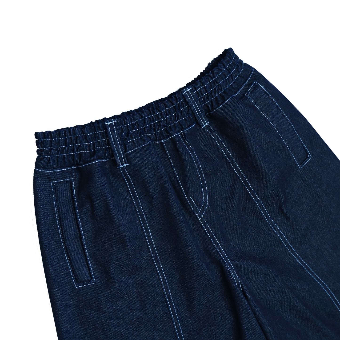 "NO SIDE SEAM DENIM JORTZ"